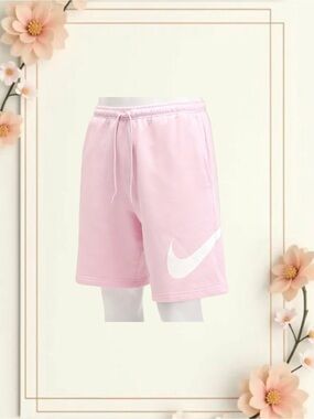 NWT Men’s Nike Athletic Fleece Shorts with White Swoosh